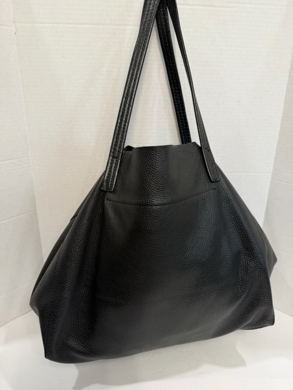 KURT GEIGER LONDON Violet Large black Leather Shopper Tote mint condition - Picture 6 of 8